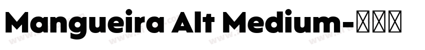 Mangueira Alt Medium字体转换